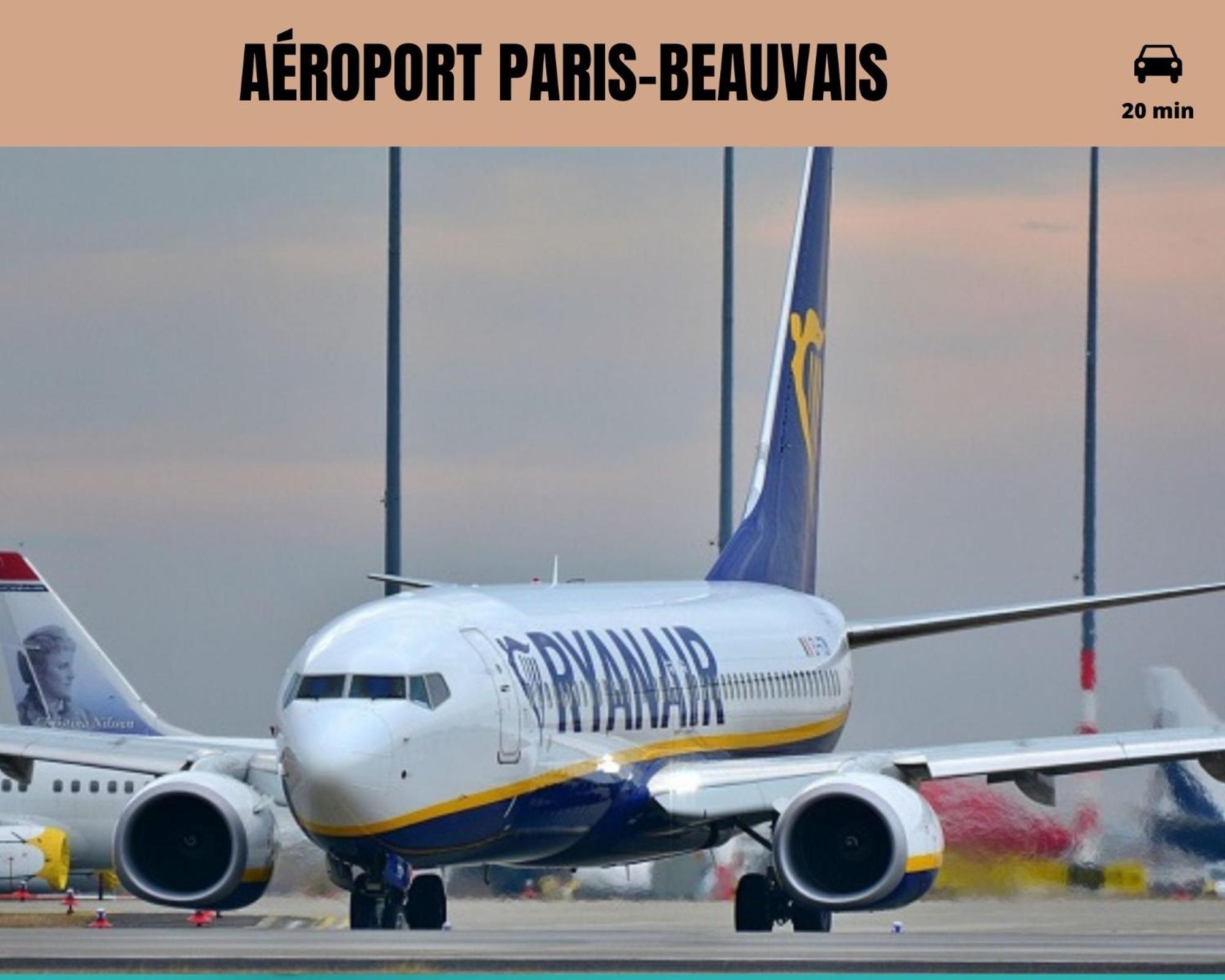 Le Cocon Forestier - Proche Aeroport Beauvais, Chantilly, Foret De Hez-Froidmont, Parking Public Gratuit, Wifi & Netflix Clermont  Extérieur photo